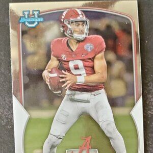 Bryce Young  2022 Bowman Chrome U #1 Silver Refractor RC Alabama Rookie